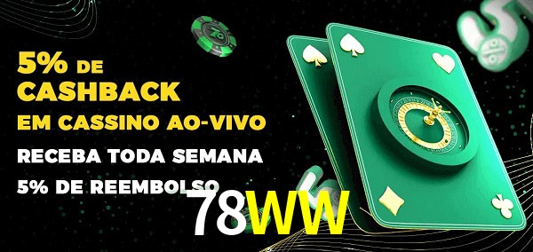 Promoções do cassino ao Vivo 78WW